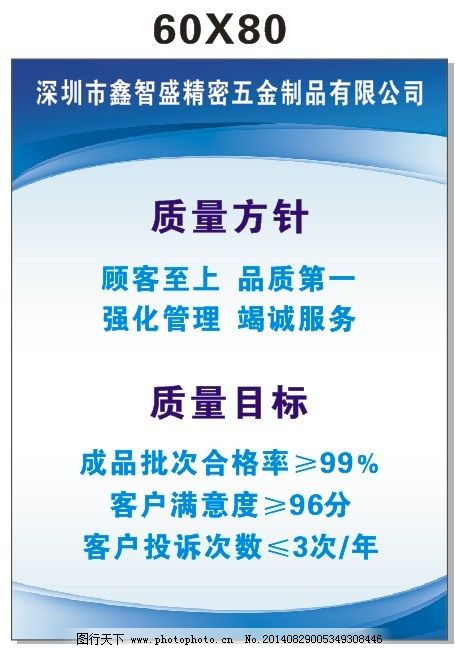 工厂展板 企业形象与质量方针的高效传达工具